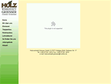 Tablet Screenshot of holzwerkstatt-griesser.de